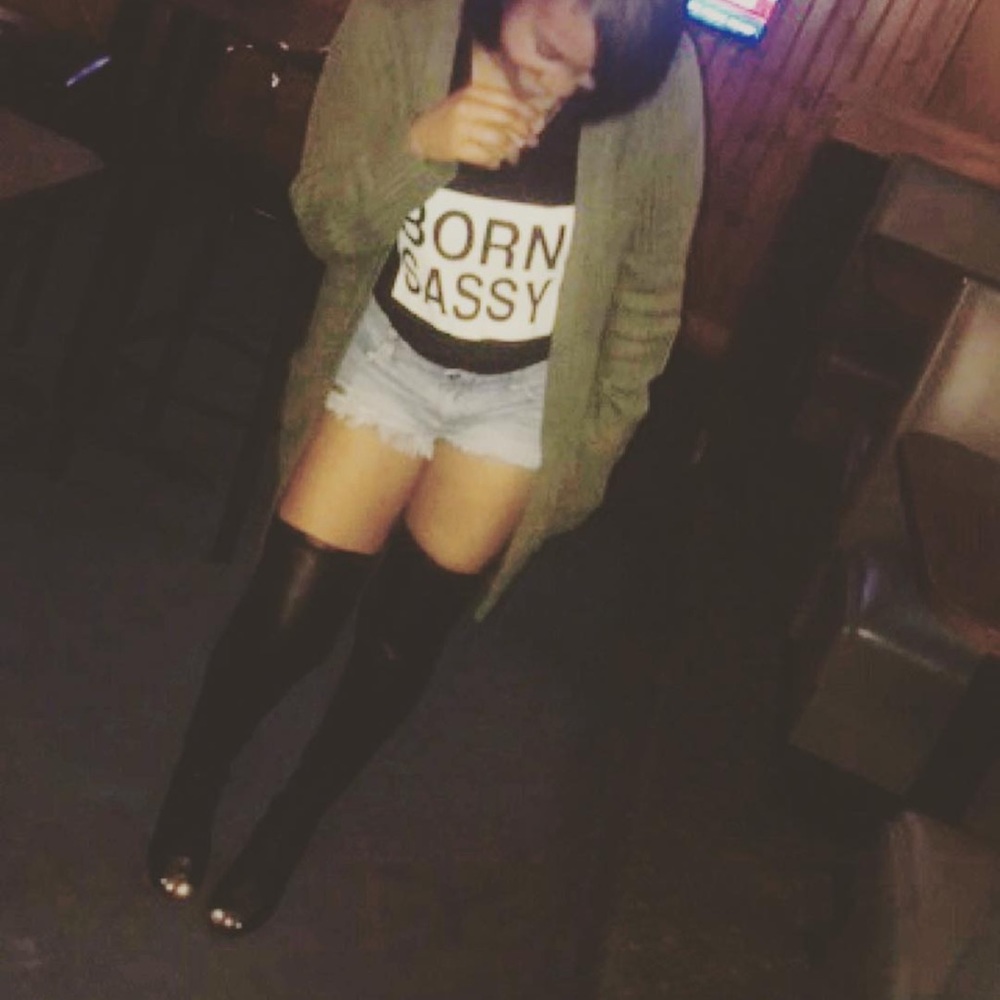 Thigh high boots